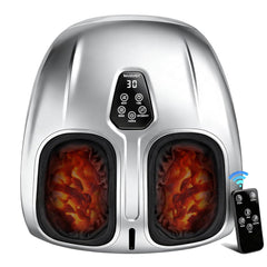 Musugy Shiatsu Foot Massager rollers in action for deep kneading after work.