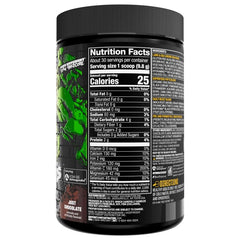 Mutant Big Greens just-chocolate powder ready for everyday mixing.