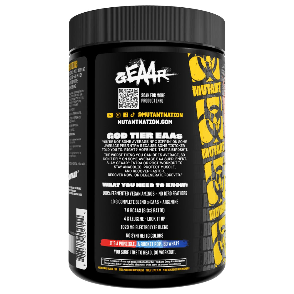 Mutant GEAAR Informed Choice status signals tested for banned substances.
