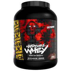 Mutant Hardcore Whey chocolate bottle pour for quick post-workout fueling