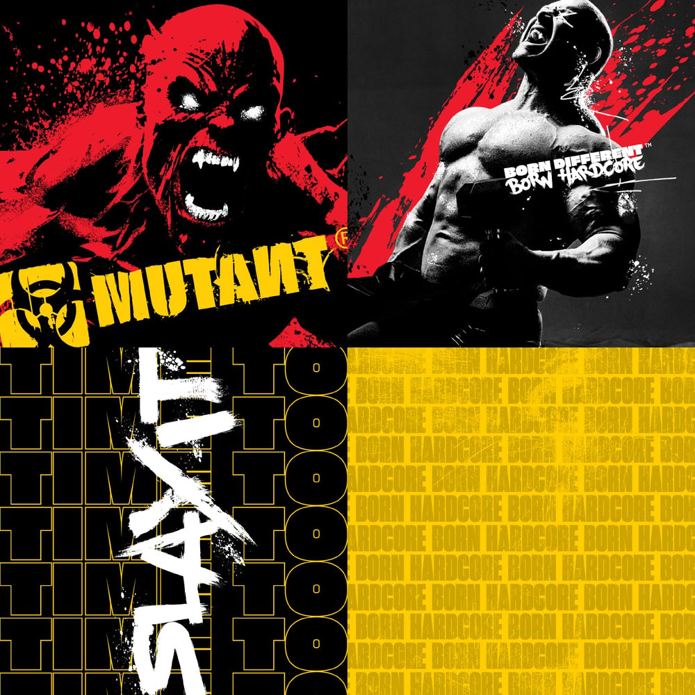 Mutant Madness front packaging showing flavor and performance appeal