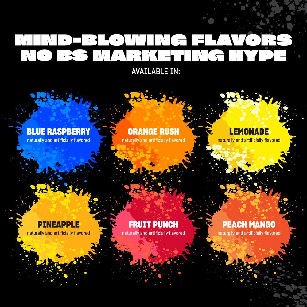 Mutant Madness glass with powder dissolving signaling fast hydration mix