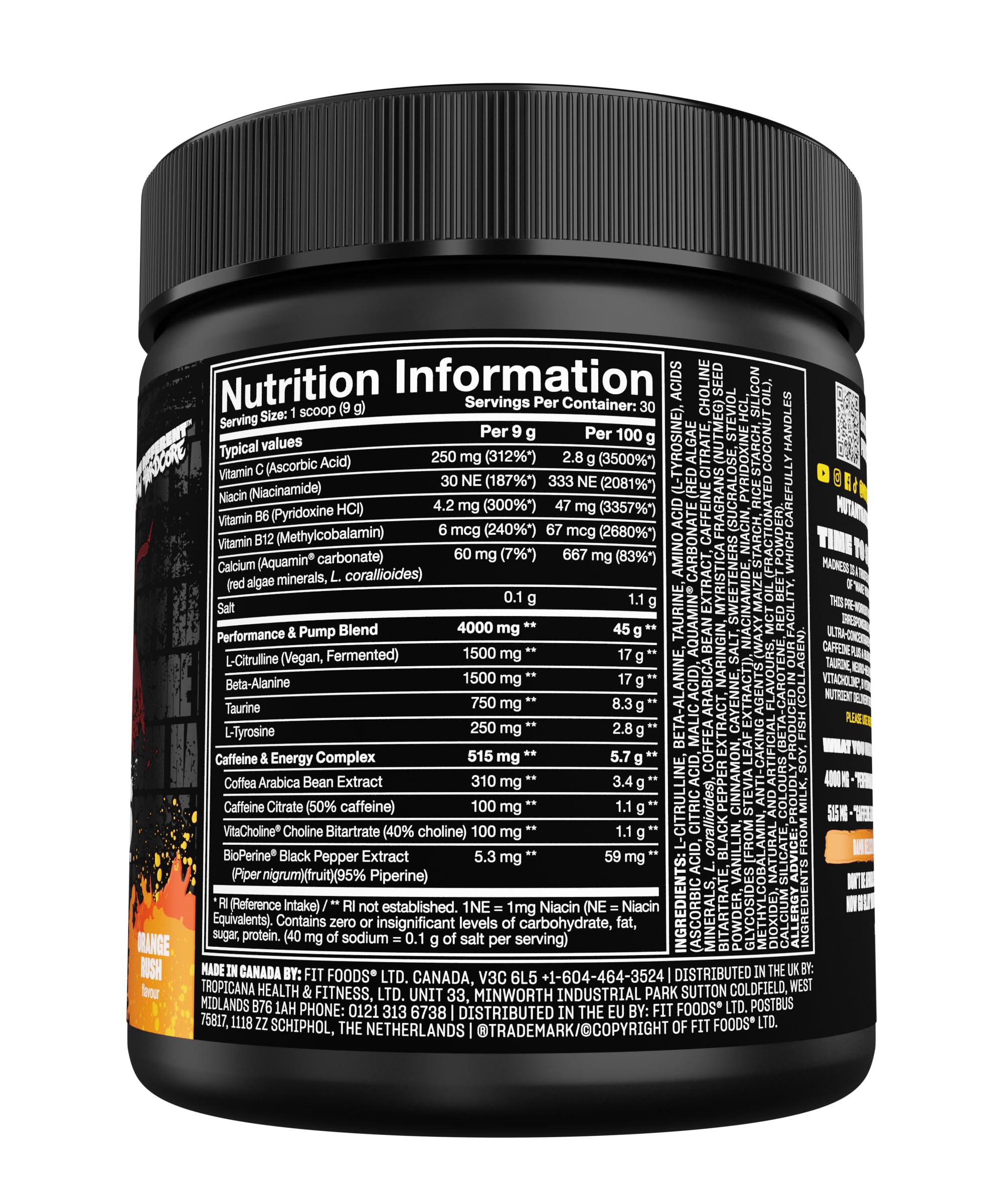 Mutant Madness with gear stack suggesting amino acid pairing options