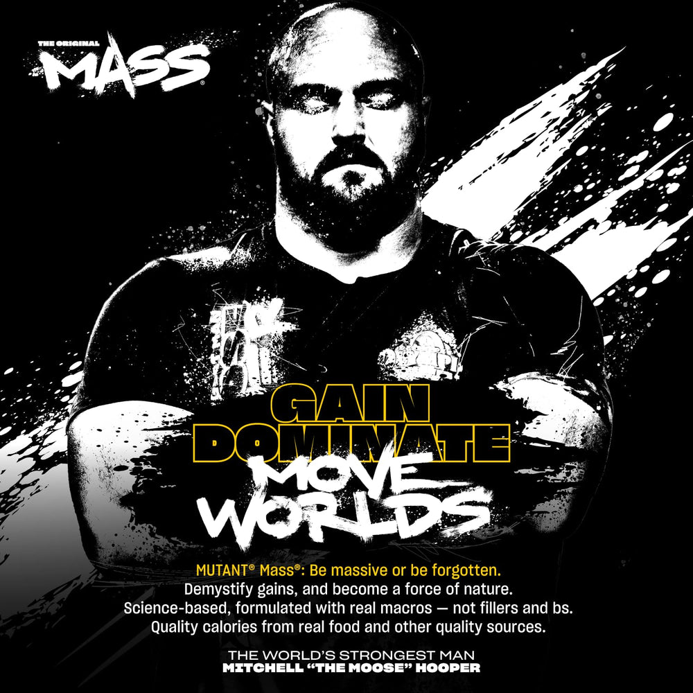 Mutant Mass chocolate powder texture looks rich and creamy.