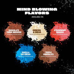 Athlete at gym preparing Mutant Mass post-workout shake