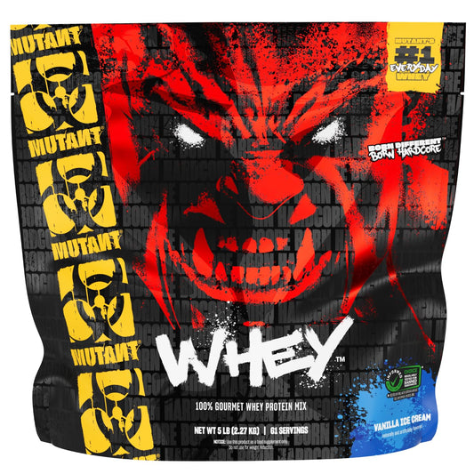 Mutant Whey Vanilla Ice Cream Tub for 22 g protein per serving