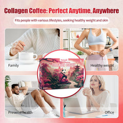 Mutsweet coffee mix dissolving in water, illustrating quick preparation for a nourishing beverage.