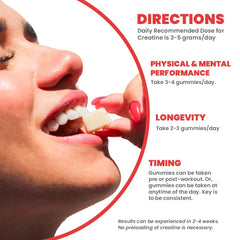 MX Wellness Creatine Monohydrate Gummies flat lay with gym gear signals workout readiness.