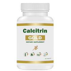 MXZ Calcitrin Gold bottle front view showing packaging for bone and joint support.