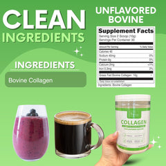 My Adventure to Fit Collagen smoothie mix adds protein to your day.