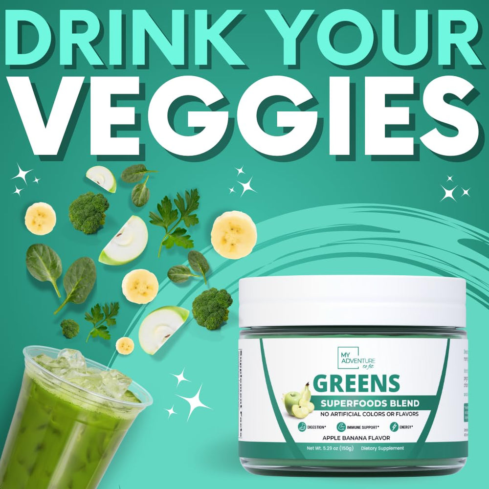 My Adventure to Fit Green Superfood supports active lifestyle during workouts.