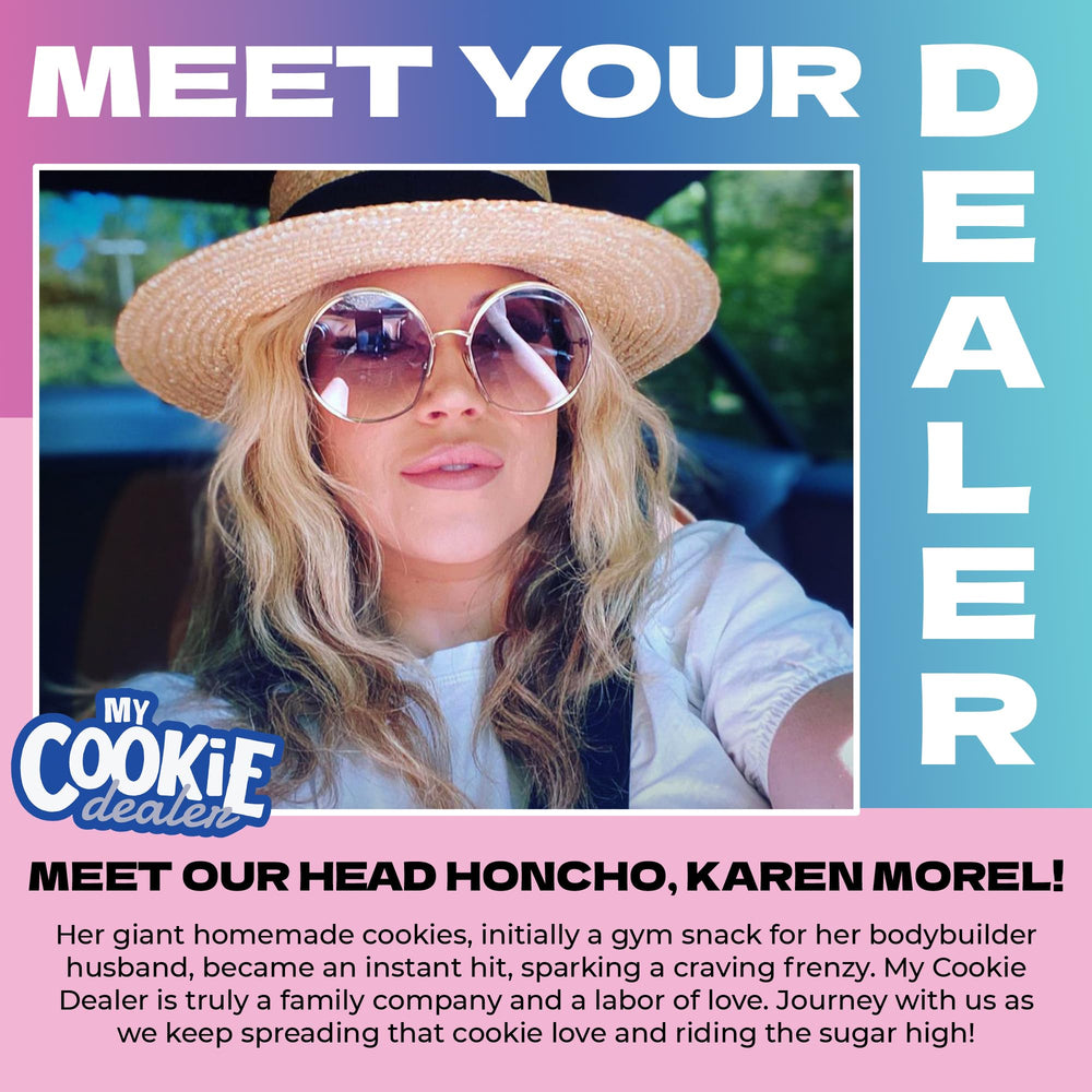My Cookie Dealer Birthday Cake protein cookie 12-pack showcases value for travel or workouts.