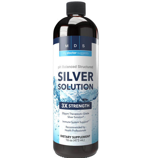 My Doctor Suggests alkaline structured silver bottle for daily wellness support