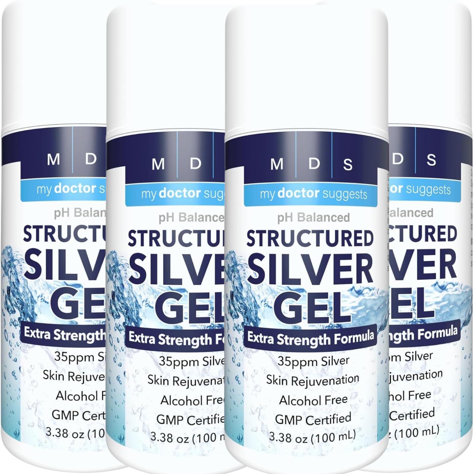 My Doctor Suggests Colloidal Silver Gel extra-strength bottle for potent topical care.