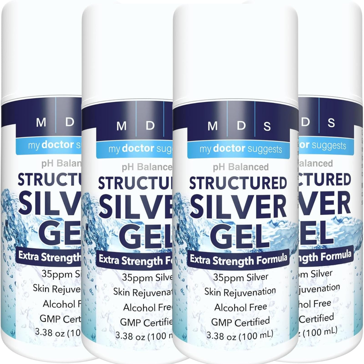 My Doctor Suggests Colloidal Silver Gel extra-strength bottle for potent topical care.