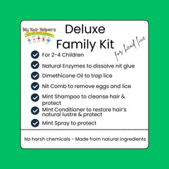 MY HAIR HELPERS foam enzyme mousse for easy lice coverage