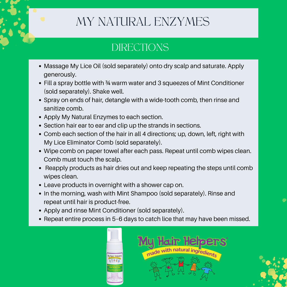 My Hair Helpers kid-friendly-application highlights gentle mousse ideal for young heads.