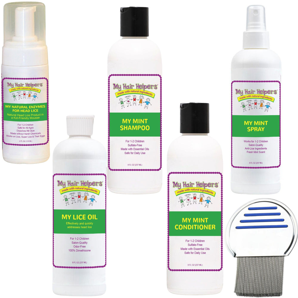 MY HAIR HELPERS nit comb glides smoothly to remove lice and nits