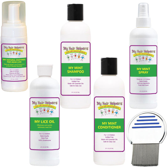 MY HAIR HELPERS nit comb glides smoothly to remove lice and nits