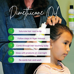 MY HAIR HELPERS peppermint spray bottle to help prevent re-infestation
