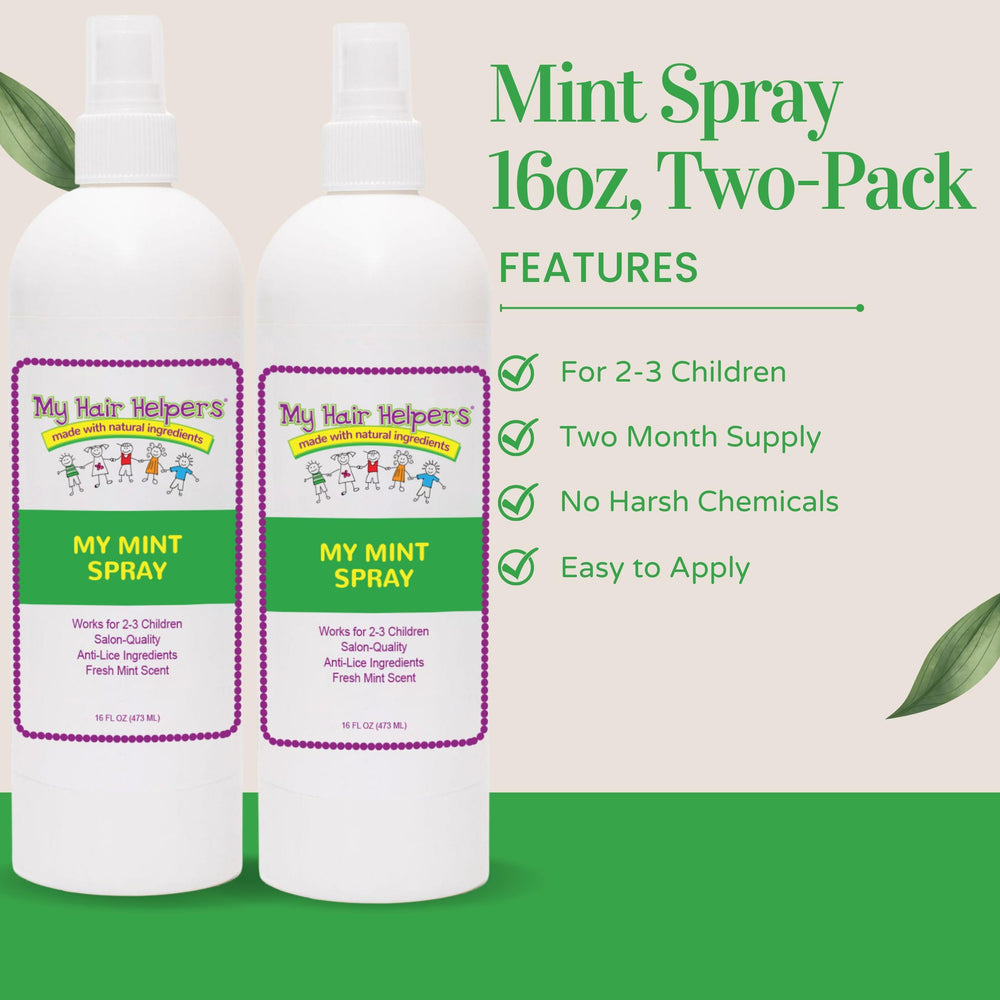 Mint scent helps keep hair smelling fresh during school days