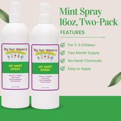 Mint scent helps keep hair smelling fresh during school days