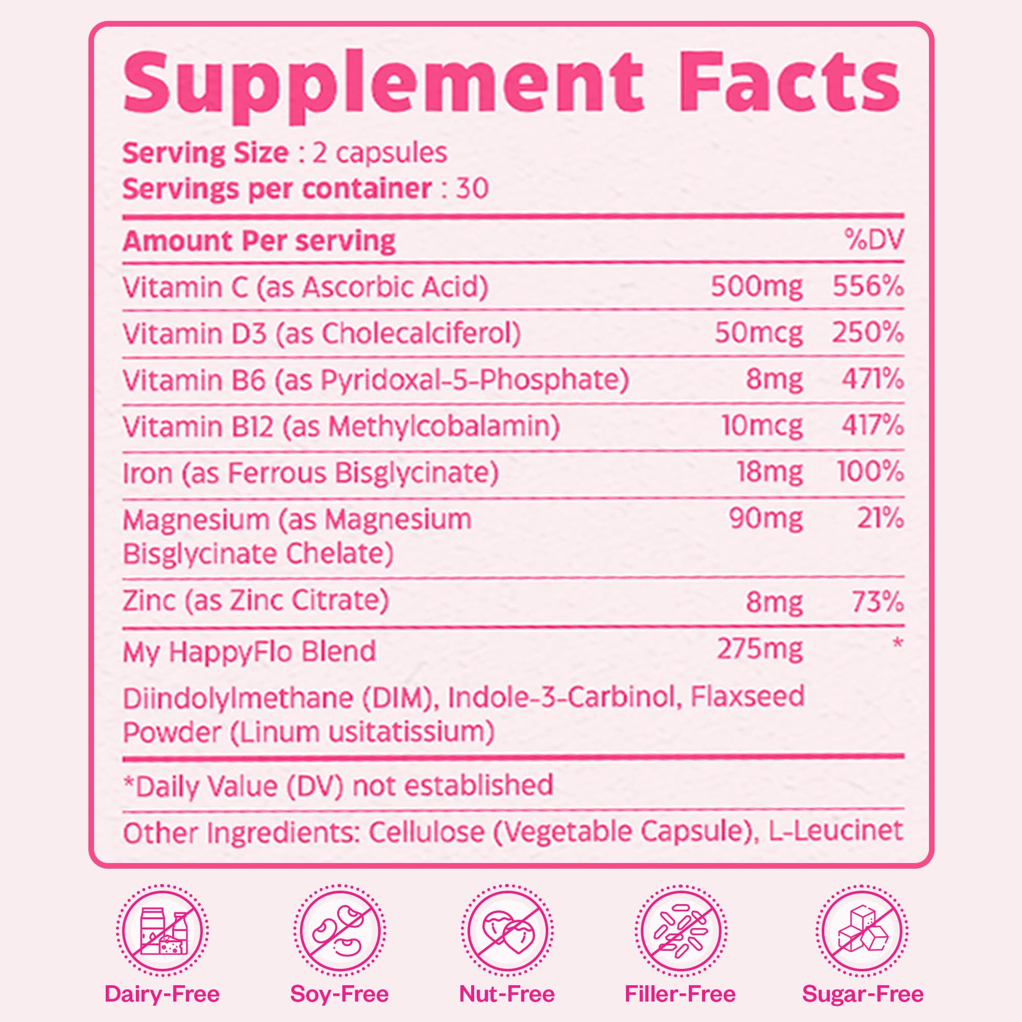 My Happy Flo Indole-3-Carbinol powder close-up