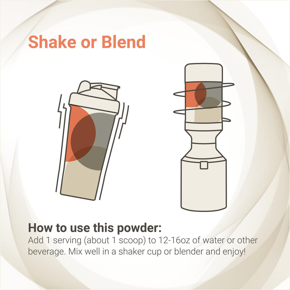 My Optimal Blend Vanilla Protein Powder texture close-up shows purity.