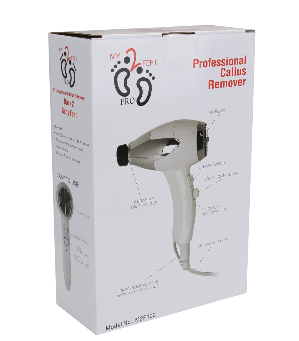 My2Feet callus remover air filter for cleaner operation during use.