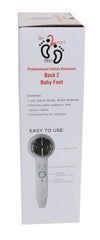My2Feet callus remover in use on dry feet for smooth results.