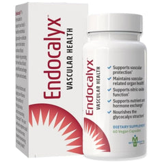 MYBODYRX Endocalyx bottle with capsules highlighting glycocalyx support