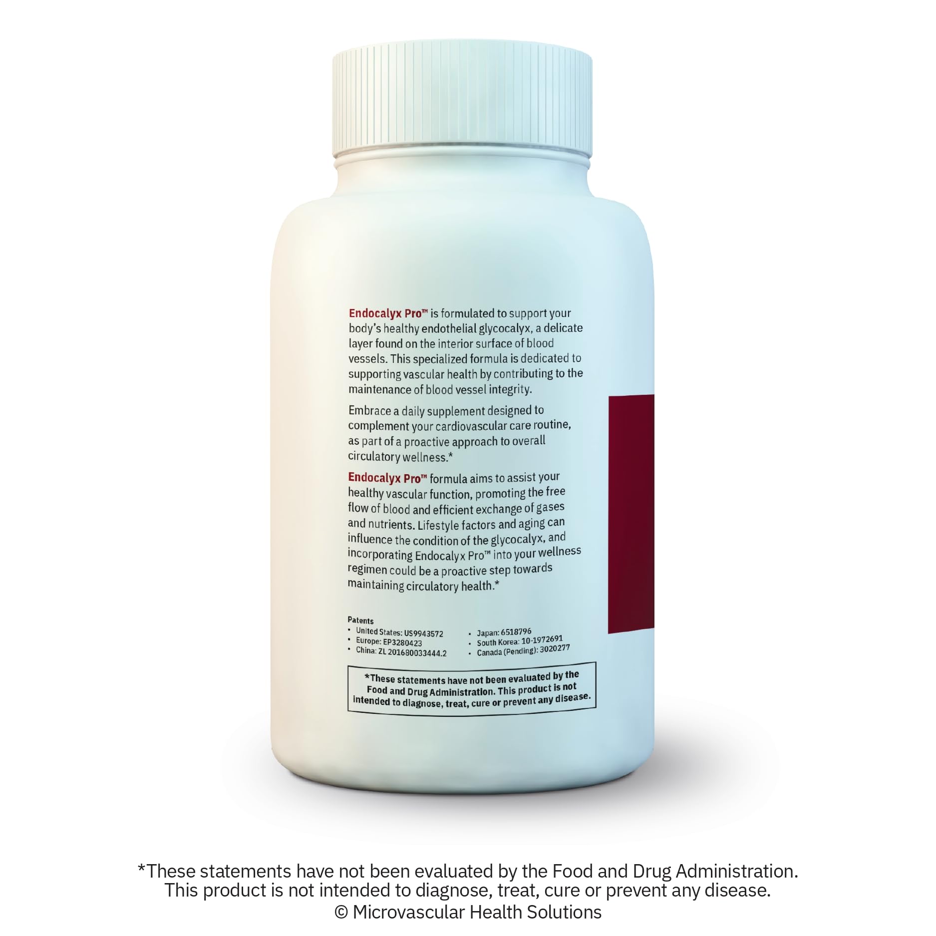 MYBODYRX Endocalyx Pro box and bottle set shows one-month supply