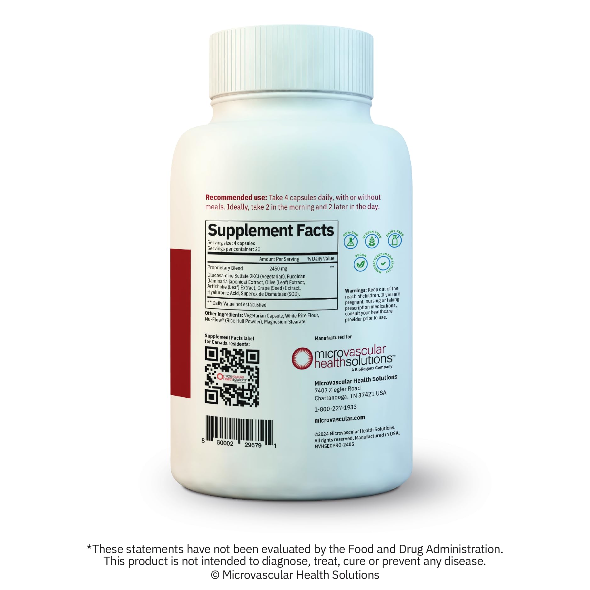 MYBODYRX Endocalyx Pro science graphic explains glycocalyx concept with branding