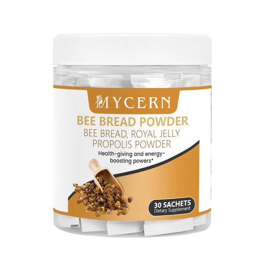 Mycern Bee Bread Powder sachets for convenient daily nutrition