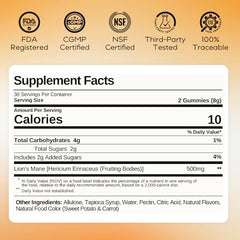 MYCL Lions Mane Gummies travel-friendly box ready for on-the-go use