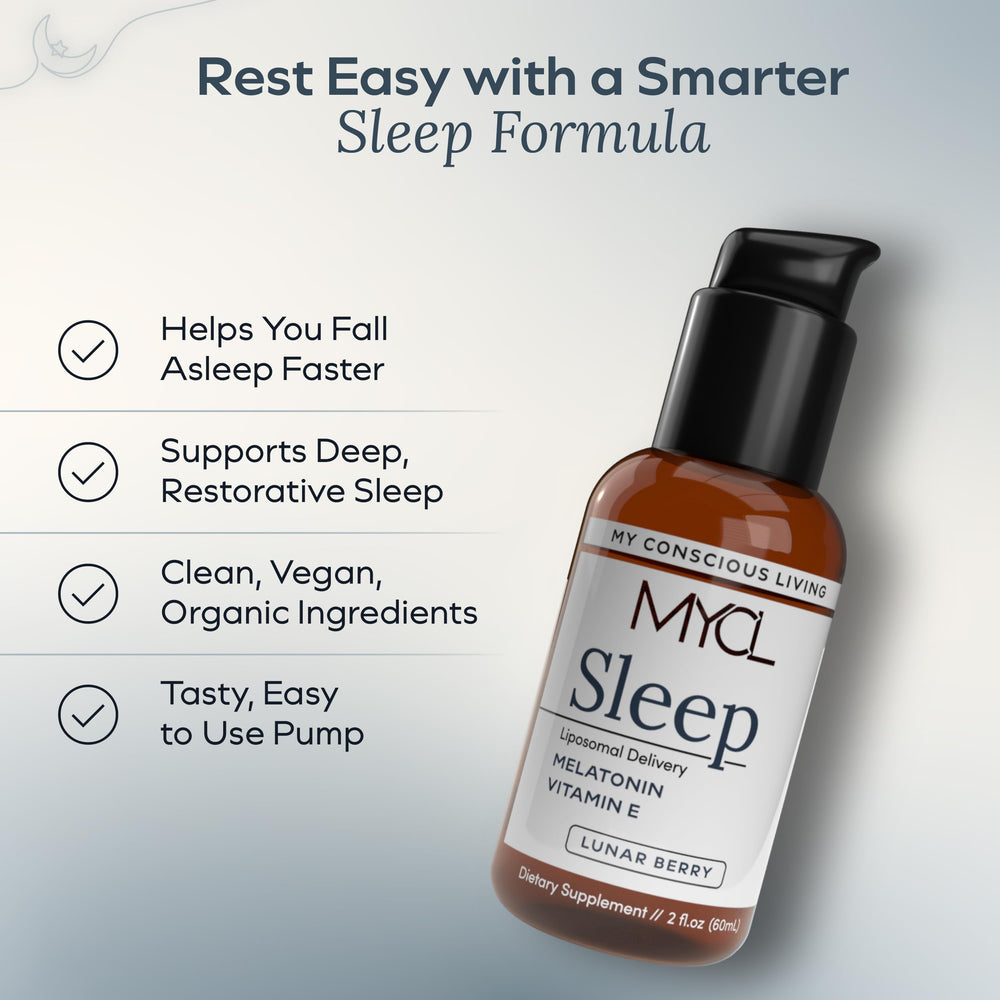 MYCL Sleep Liposomal Melatonin liposomal absorption technology concept