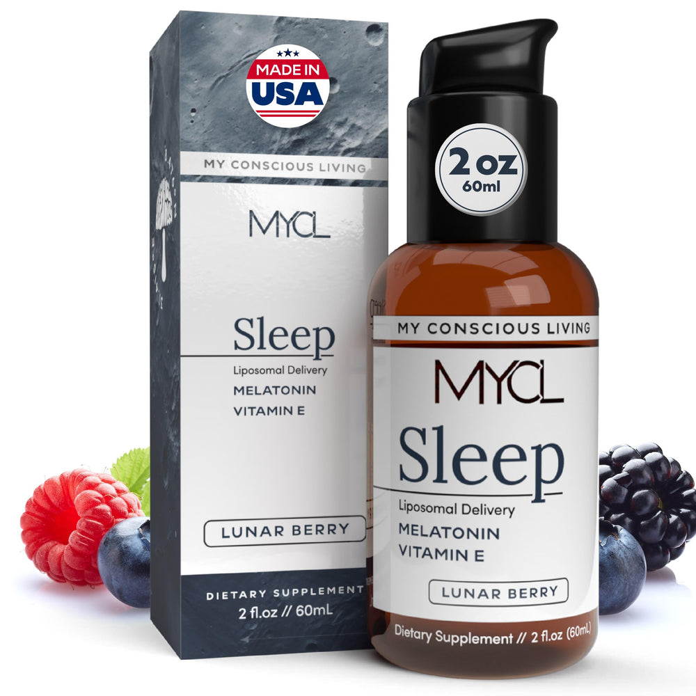 MYCL Sleep Liposomal Melatonin berry pump for easy nightly dosing