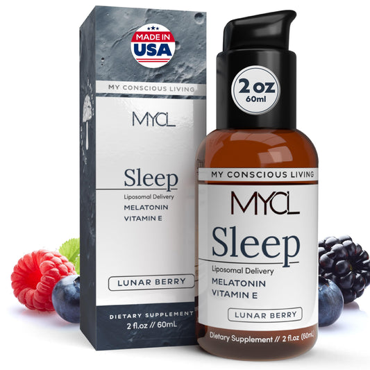 MYCL Sleep Liposomal Melatonin berry pump for easy nightly dosing