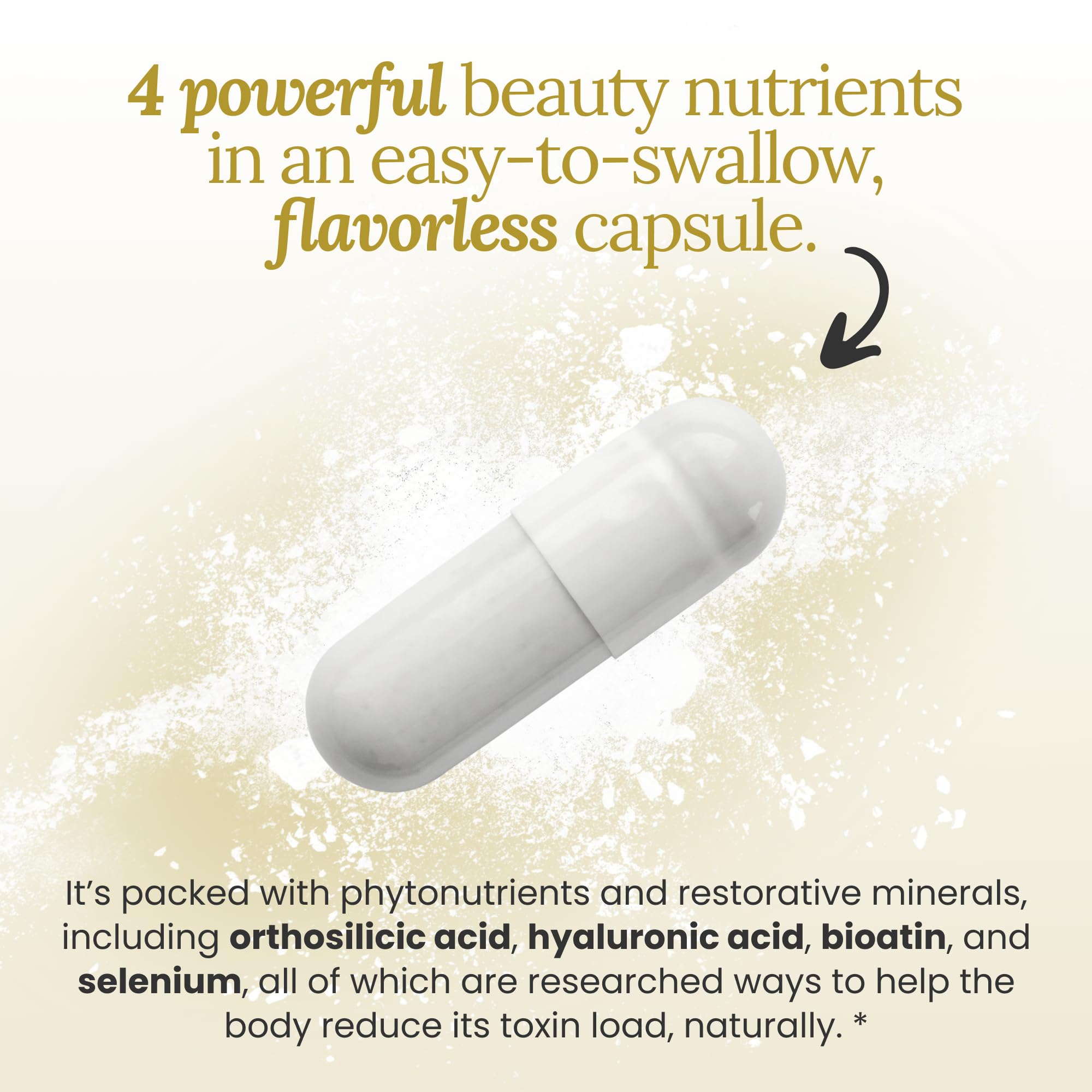 Myers Detox Ageless AF bottle open with capsules ready for daily use.