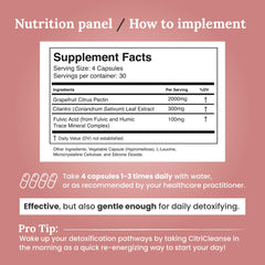 Myers Detox CitriCleanse cilantro ingredient for gentle detox support.