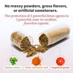 CitriCleanse label close-up showing gluten-free and vegan formulation.