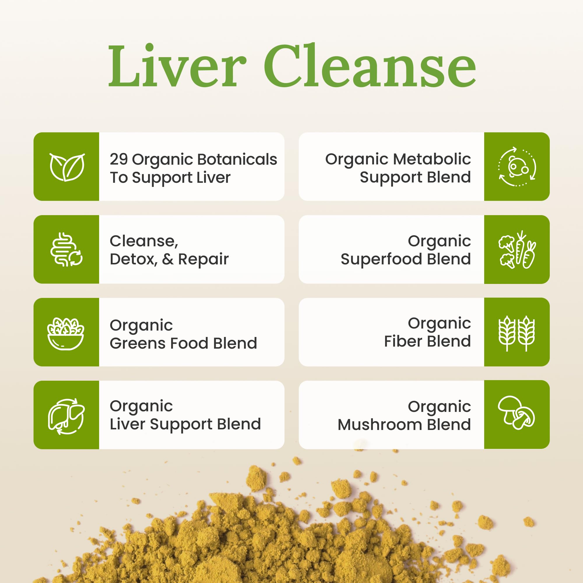 Myers Detox Daily Greens scoop for easy daily nutrition.
