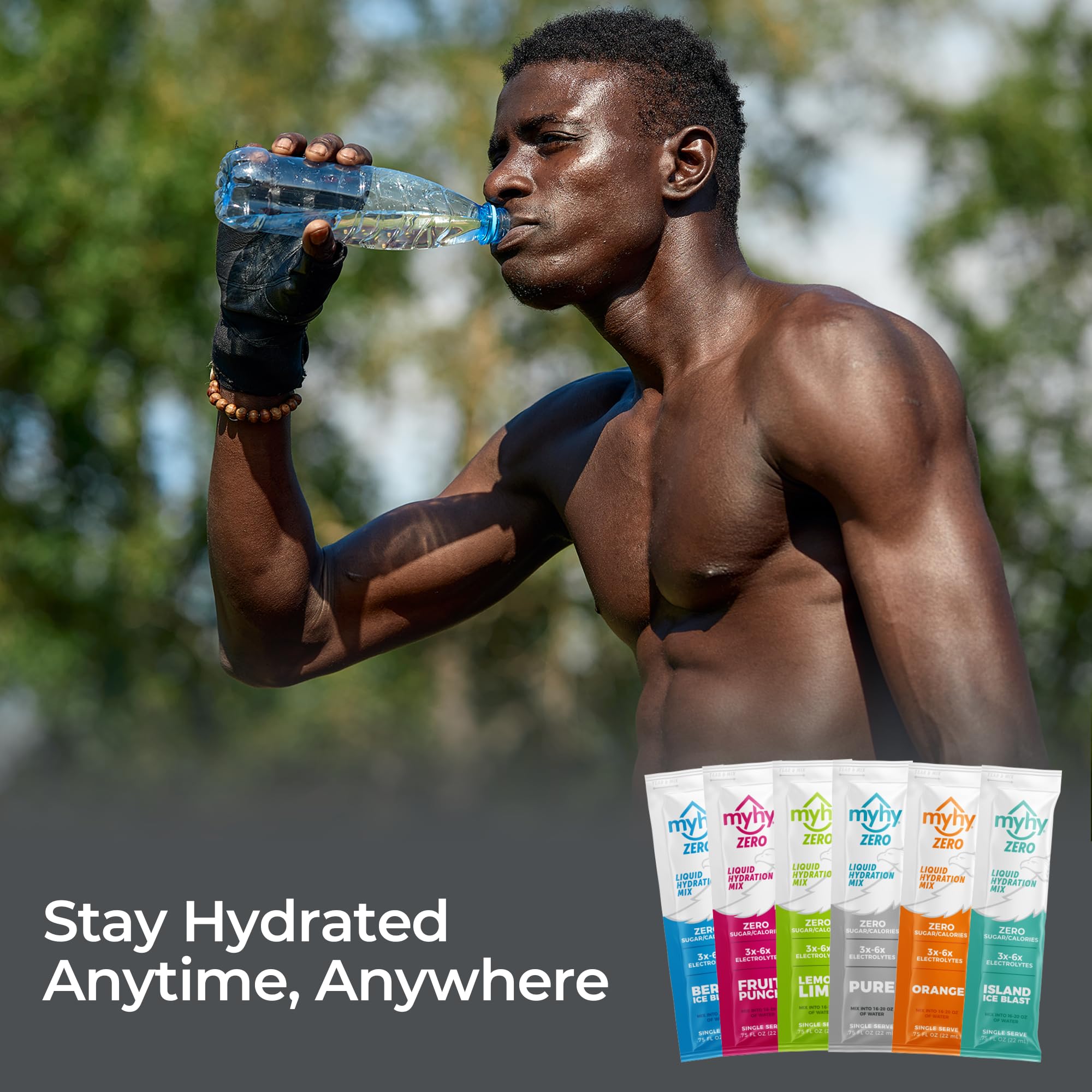 MyHy ZERO packets offer on-the-go hydration for daily routines