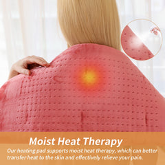Myiosus grapefruit-red pad with 3 heat levels for personalized comfort.
