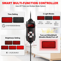 Myipyi red light therapy pad on the knee helps soothe joints and post-exercise soreness.