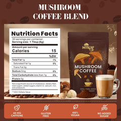 MYKAF Mushroom Coffee Arabica beans ready for brewing a rich cup