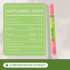 MYMYDE Mullein Diffuser Pen long-lasting formula for 1500+ uses.