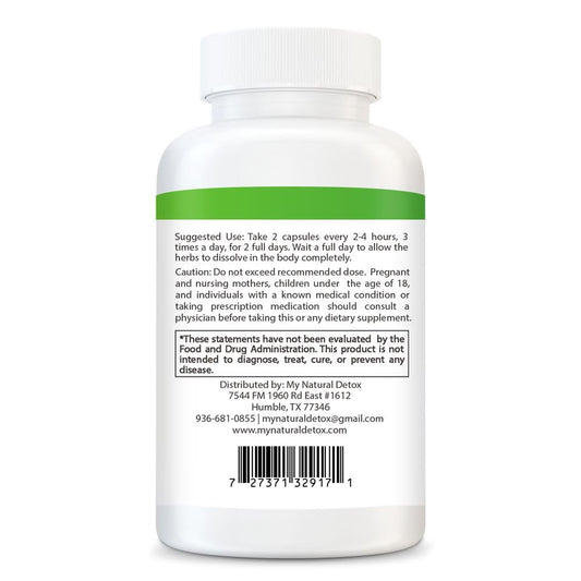MyNaturalDetox Clean Slate Pro capsules image highlighting convenient daily use for digestion