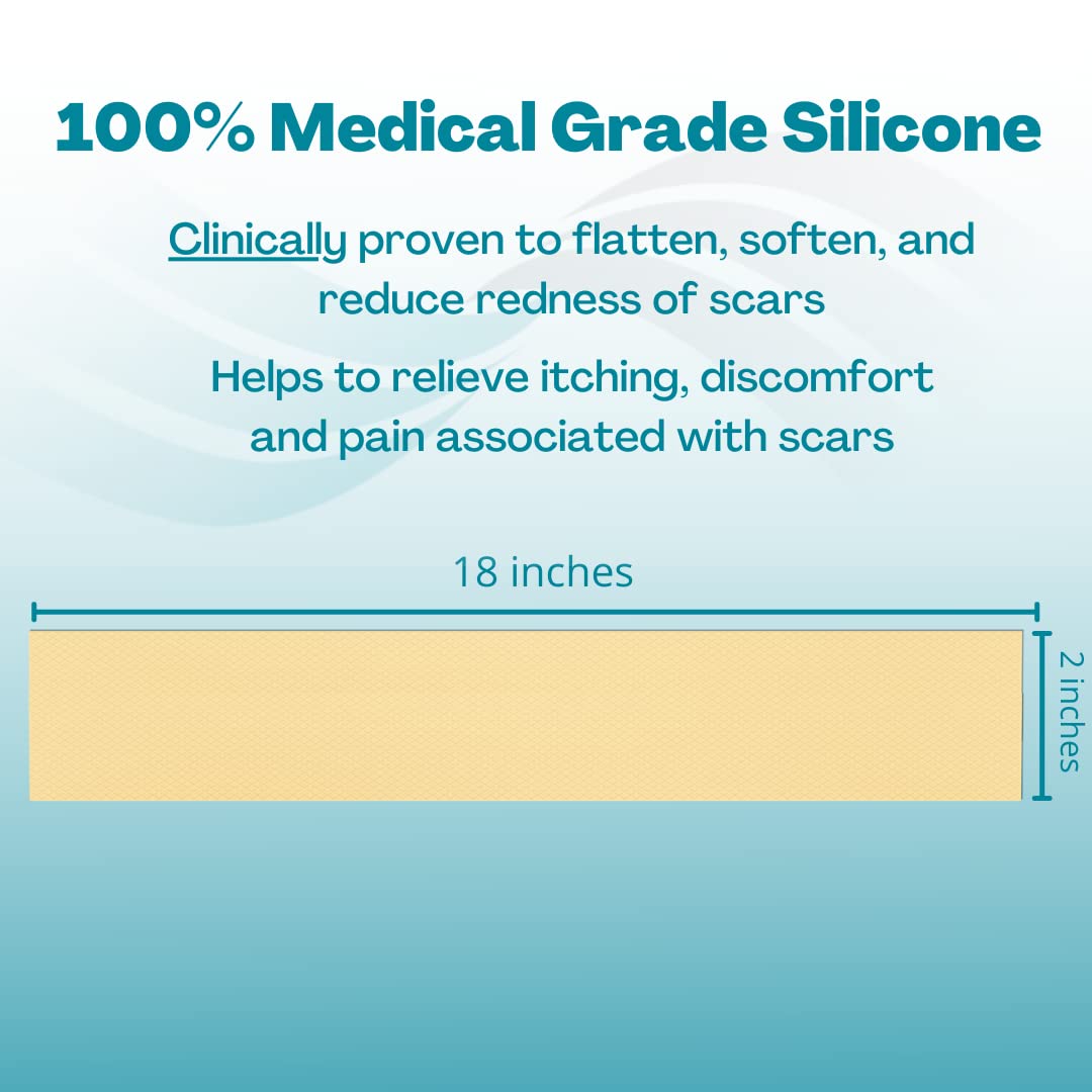 MyNewGel Advanced scar tape for C-section incisions, discreet wear.