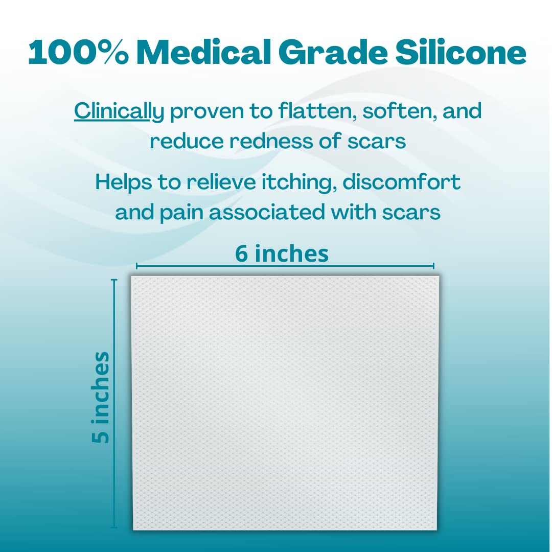 MyNewGel Advanced silicone tape can be cut to shape for precise scar coverage.